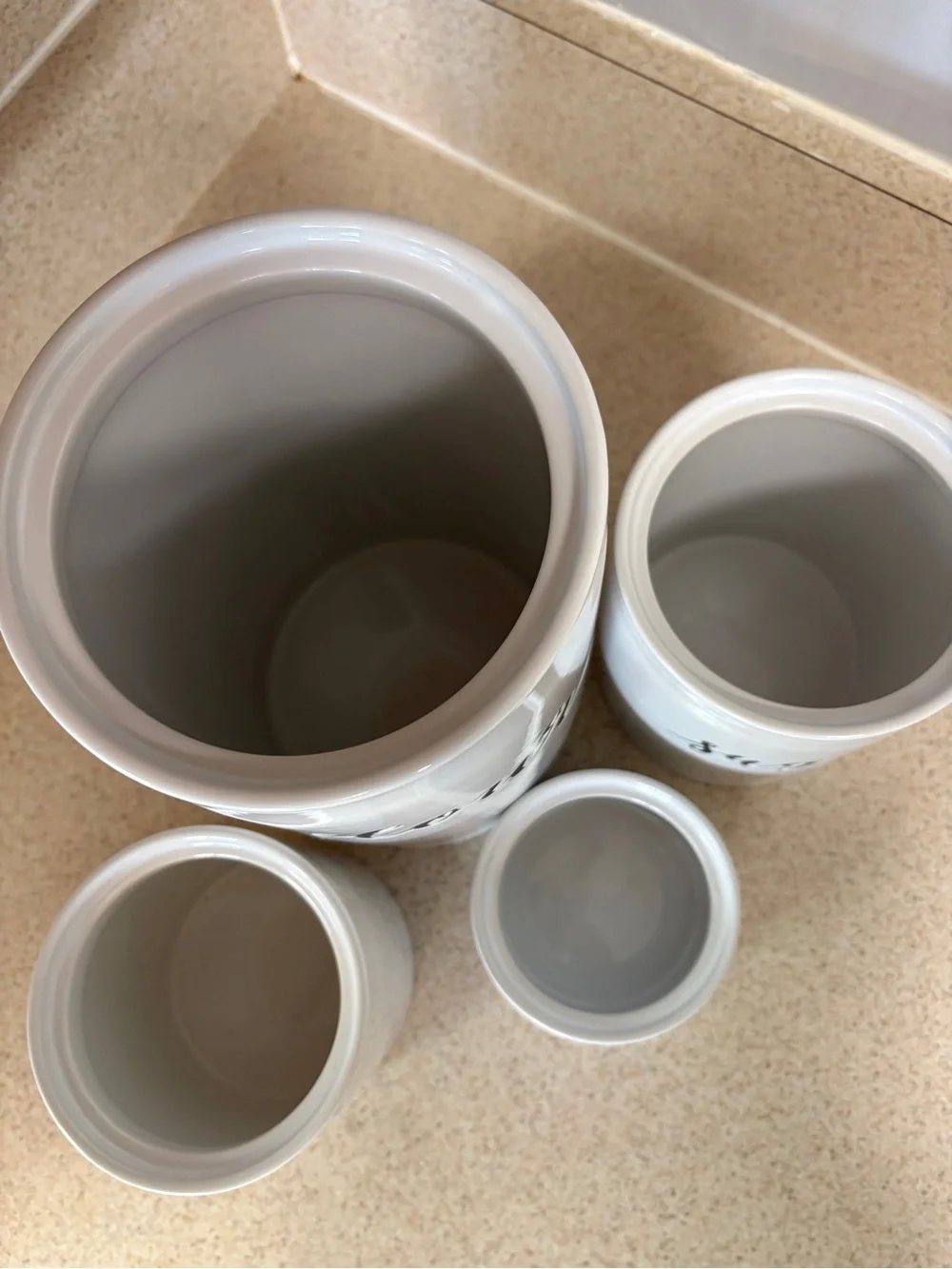 Threshold Lidded Stoneware Canister Set